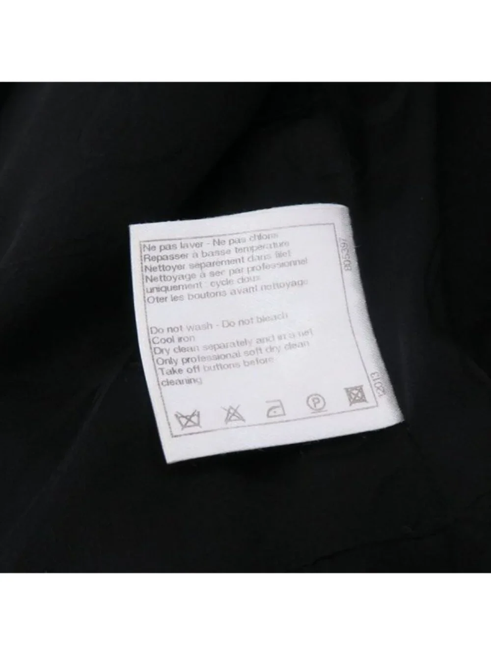 Chanel Coat Black